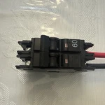 New Hf 580063610 Bolt-on Circuit Breaker 60A 240V 2P 1PH E355778. Fixed Price $15.00.