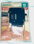 Siemens Amp 1-POLE Ground Fault Circuit Interrupter Type Qpf (QF115P). Fixed Price $34.02.