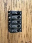 Ge THQB1130 Miniature Circuit Breaker, A, 120/240V Ac, Pole, Bolt On. Fixed Price $37.50.