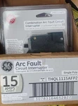 Box Of 4 Ge 15-AMP Pole Combination Arc Fault Circuit Breaker THQL1115AFP2. Fixed Price $40.00.