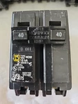 Schneider Electric HOM240 Black 120-240V 40A Pole Unit Circuit Breaker. Fixed Price $24.99.