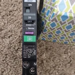 Square D QO120PAFGF 20A Circuit Breaker 1-POLE 120V Afci Gfci Plug-in. Fixed Price $45.00.