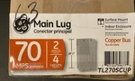 TL270SCUP 2-SPACE 4-CIRCUIT Indoor Single-phase Main Lug Breaker Panel. Fixed Price $23.99.