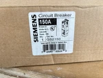 Siemens QS2150 150A Circuit Main Breaker. Fixed Price $80.00.