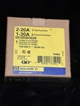 Square QO20303020 Quad Tandem Circuit Breaker 20/30A 120/240V 2P , Plug-in. Fixed Price $185.00.