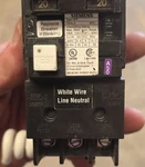 Siemens QPF2 20A 2-POLE 120/240V Afci Circuit Breaker Test Button. Fixed Price $75.00.