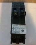 Siemens Q3015 30A/15A Tandem Circuit Breaker Qt Type S66 120/240V Plug-on. Fixed Price $17.50.