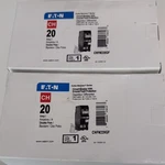 Eaton CHFN220GF 20A 2-POLE Gfci Circuit Breaker 120/240V Ac Rectangular. Fixed Price $125.99.
