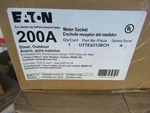 Eaton UTTE5213BCH Meter Socket 200A 600V Term Ringless W/ Bypass -MB402-NEW-B. Fixed Price $250.00.
