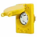 Hubbell HBL69W49 WTLCKRECPT,30A;YLLW;ELSTMR,L7-30R,1GNG 39AW72. Fixed Price $208.92.