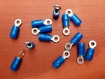 PKG/100 Thomas & Betts Sta-kon RB14-4 Ring Terminal #4 Bolt 18-14 Awg Connector. Fixed Price $21.95.