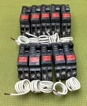 Lot Of 10 New Circuit Breakers Ge Amp Pole 120V Gfci THQL1120GFP. Fixed Price $399.99.