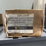 Square Amp 2 Pole QOM100VH Molded Case Circuit Breaker New Open Box. Fixed Price $60.00.
