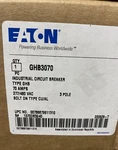 New, Eaton - GHB3070, 70A, 277/480V, Pole Circuit Breaker. In Box. Fixed Price $275.00.
