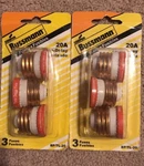 -3 Pks (6 Total) Cooper Bussmann Time-delay Fuses 20A BP/TL-20 125 Vac New. Fixed Price $15.39.