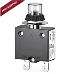Thermal Circuit Breaker, Diyhz 40 Amp 32V Dc 125/250VAC 50/60HZ Push Black. Fixed Price $12.66.