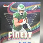 Topps Finest 2024 Cooper Dejean Eagles Rookie Autographs #rfa-cd. Fixed Price $45.00.