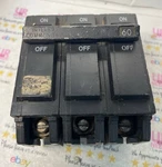 Ge THQL32060 60A 240V 3P Circuit Breaker, Used,. Fixed Price $20.00.