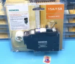 New Circuit Breaker Siemens Q1515AFCP 15/15 Amp Two Pole Afci. Fixed Price $200.00.