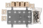 Midnite Solar, Busbar, Amp, White, 1/4" Studs, MNBCB-BUSBAR500. Fixed Price $153.00.