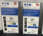 Eaton CHFP120A1CS All-in-one Breaker 20AMP Single Pole 2-PACK New Factory Sealed. Fixed Price $64.00.