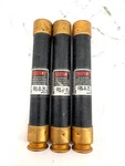 Lot Of 3 New Bussmann Fusetron FRS-R-25 Fuses 25A 600VAC No Box. Fixed Price $40.00.
