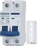 Chtaixi Dc Miniature Circuit Breaker, Pole 600V 25 Amp Isolator For Solar.... Fixed Price $22.77.