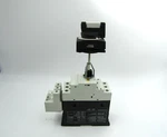 Eaton PKZM4-25 Motor Circuit Breaker W/ Door Rotary Handle & Terminal Adapter. Fixed Price $140.00.