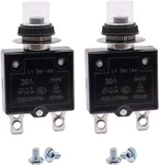 Mxuteuk 2PCS 30AMP Circuit Breakers Push Button Manual Reset 125/250V Ac Dc,. Fixed Price $17.00.
