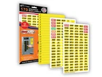 170 Circuit Breaker Decals - 100 Amp Set Vinyl Labels For Panel Box.... Fixed Price $45.06.