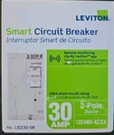 Leviton LB230-SR Dual-pole 30A Smart Circuit Breaker. Fixed Price $50.00.