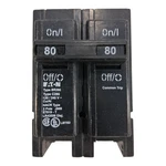 New Eaton BR280 80A Pole Plug On, Circuit Breaker, 120/240V. Fixed Price $55.00.