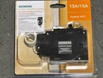 Siemens Type Qta Amp 1-POLE Tandem Afci Circuit Breaker Q1515AFCP. Fixed Price $63.00.