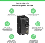 Square D Circuit Breakers QO115 QO120 QO130 QO215 QO220 QO225 QO230 QO235. Fixed Price $62.00.