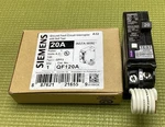 New Circuit Breaker Siemens QF120A Amp Pole 120V Gfci. Fixed Price $49.99.