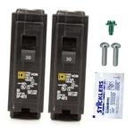 Genuine Square HOM130 Circuit Breaker Kit Bundle (2 Pack), Amp. Fixed Price $40.49.