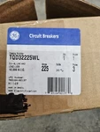 TQD32225 Ge 3-POLE 240V 10K Ic Amp Molded Case Breaker. Fixed Price $450.00.