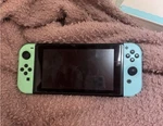 Nintendo Switch Console Green & Blue Joy-cons Animal Crossing Dock 32GB 2020. Fixed Price $145.00.