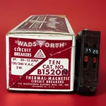 (1 Ct.) Wadsworth B1520 Amp Pole Tandem Circuit Breaker B2015 New!. Fixed Price $165.20.