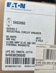 Eaton / Cutler Hammer EHD3060 Pole Amp 480V Circuit Breaker. Fixed Price $299.99.