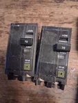Square D HOM270CP Miniature Circuit Breaker - Black. Fixed Price $350.00.