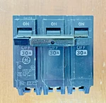 Ge THQB32030 - 30A Pole Miniature Circuit Breaker *free Shipping. Fixed Price $54.99.