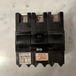 American Federal Pacific 20 Amp 3 Pole, Bolt In Breaker. Fixed Price $34.99.