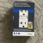 Brand New Eaton Cutler Hammer TRSGF20W Self Test Receptacle Pole Amp Gfci. Fixed Price $24.99.