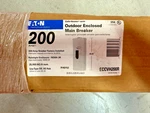 Eaton ECCVH200R Amp Outdoor Enclosed Main Breaker Nema 3R Rainproof New. Fixed Price $230.00.