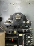 Federal Pacific Amp Main Breaker 2B200 Type Fpe. Fixed Price $100.00.