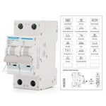 Mollom Dc 2 Pole Miniature Circuit Breaker, 500V 40AMPS, C40 Scene Visualizatio. Fixed Price $24.99.
