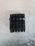 Lot Of 5 Ge Thin Series Circuit Breaker 1-POLE 20-AMP THQP120. Fixed Price $19.99.