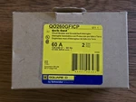 Square D 60A 2-POLE QO260GFICP Breaker -new. Fixed Price $55.00.