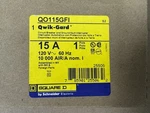 Square QO115GFI Plug Ground Fault Miniature Circuit Breaker. Fixed Price $32.00.